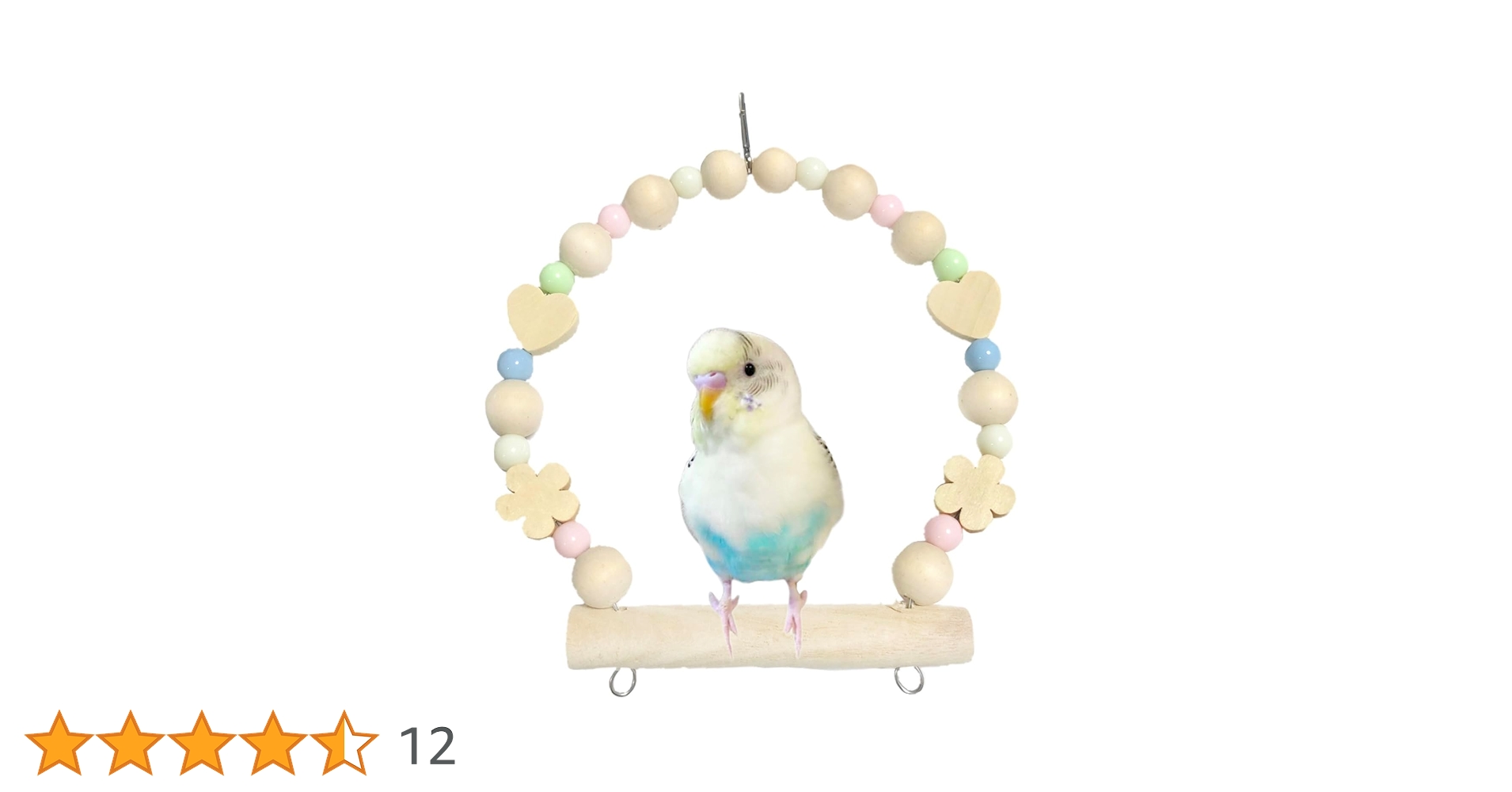 鳥用品　ブランコ　インコ　小鳥　色が選べるハート　お買い得 楽天市場】鳥用 ブランコの通販